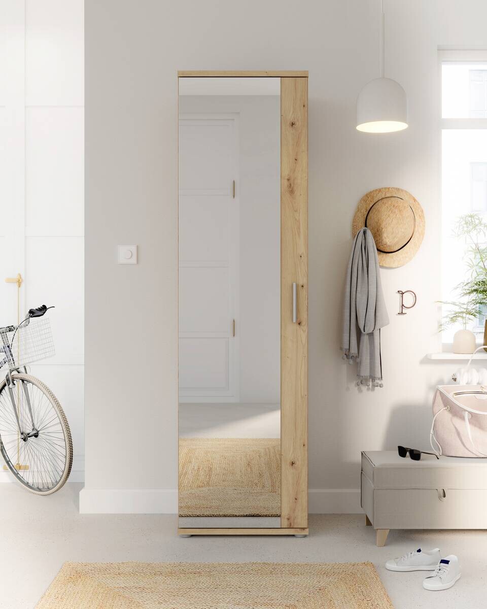 Mehrzweckschrank Eiche Artisan Nachbildung B/H/T: ca. 50x179x35 cm Mehrzweckschrank Eiche Artisan Nachbildung B/H/T: ca. 50x179x35 cm