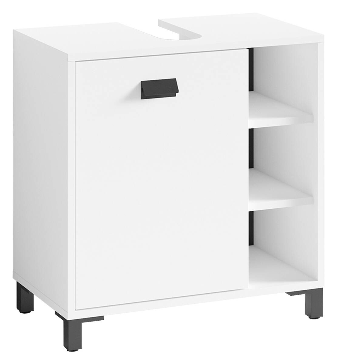 Waschbeckenunterschrank WELLNESS weiß B/H/T: ca. 60x62x34 cm Waschbeckenunterschrank WELLNESS weiß B/H/T: ca. 60x62x34 cm