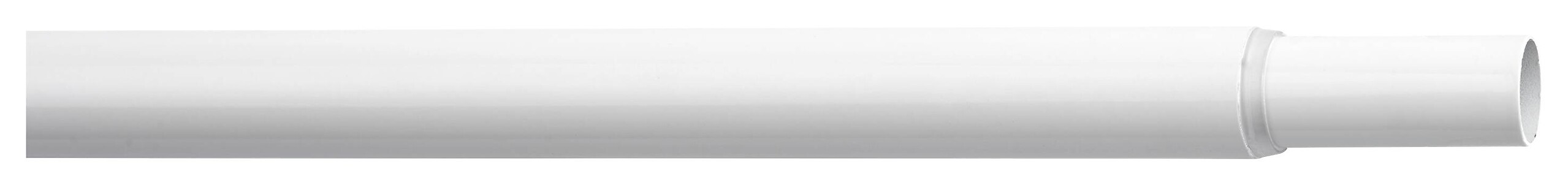 ondeco Stilgarnitur Rohr weiß Metall L: ca. 280 cm ausziehbar von ca. 160 bis 280 cm 1.0 Läufe