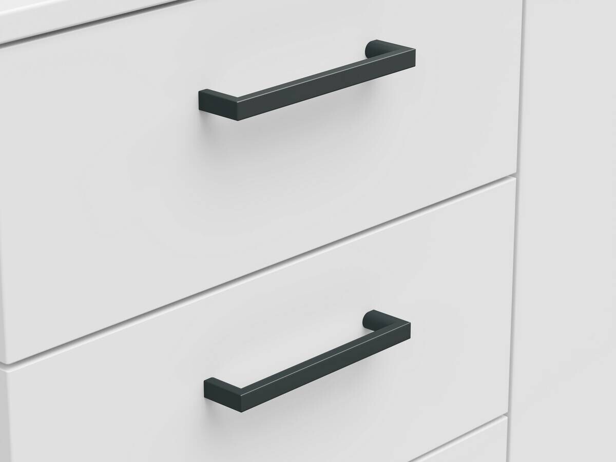 Kommode Multi-Stauraum Typ 28 weiß B/H/T: ca. 120x83x40 cm