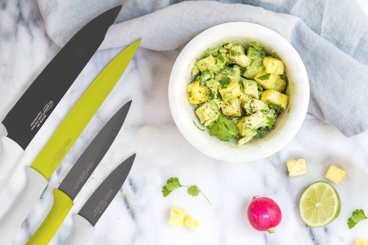 SAN IGNACIO Messerset Green multicolor Edelstahl 5 tlg.