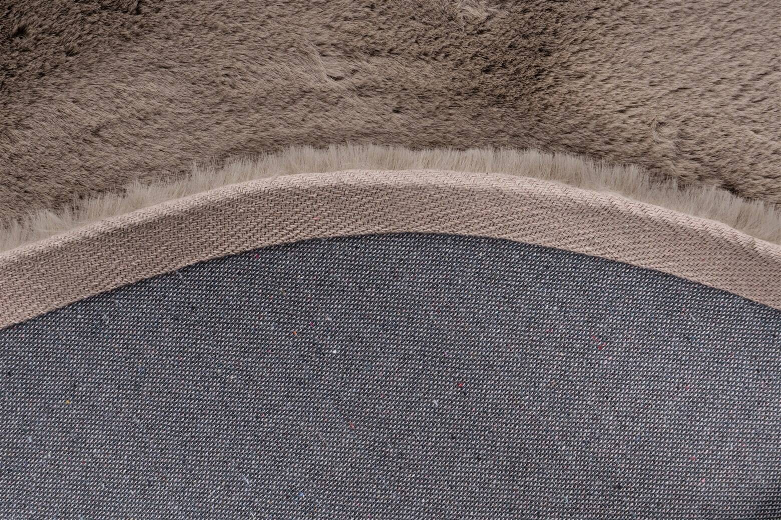 Padiro Hochflorteppich Rabbit Light 525 taupe B/H/L: ca. 120x3,6x120 cm