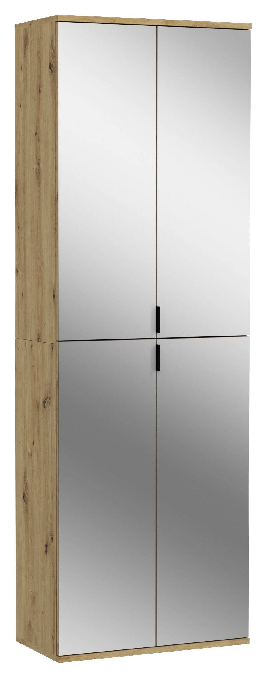 Spiegelschrank PROJEKT Eiche Artisan Nachbildung Spiegel Spanplatte B/H/T: ca. 61x193x34 cm Spiegelschrank PROJEKT Eiche Artisan Nachbildung Spiegel Spanplatte B/H/T: ca. 61x193x34 cm