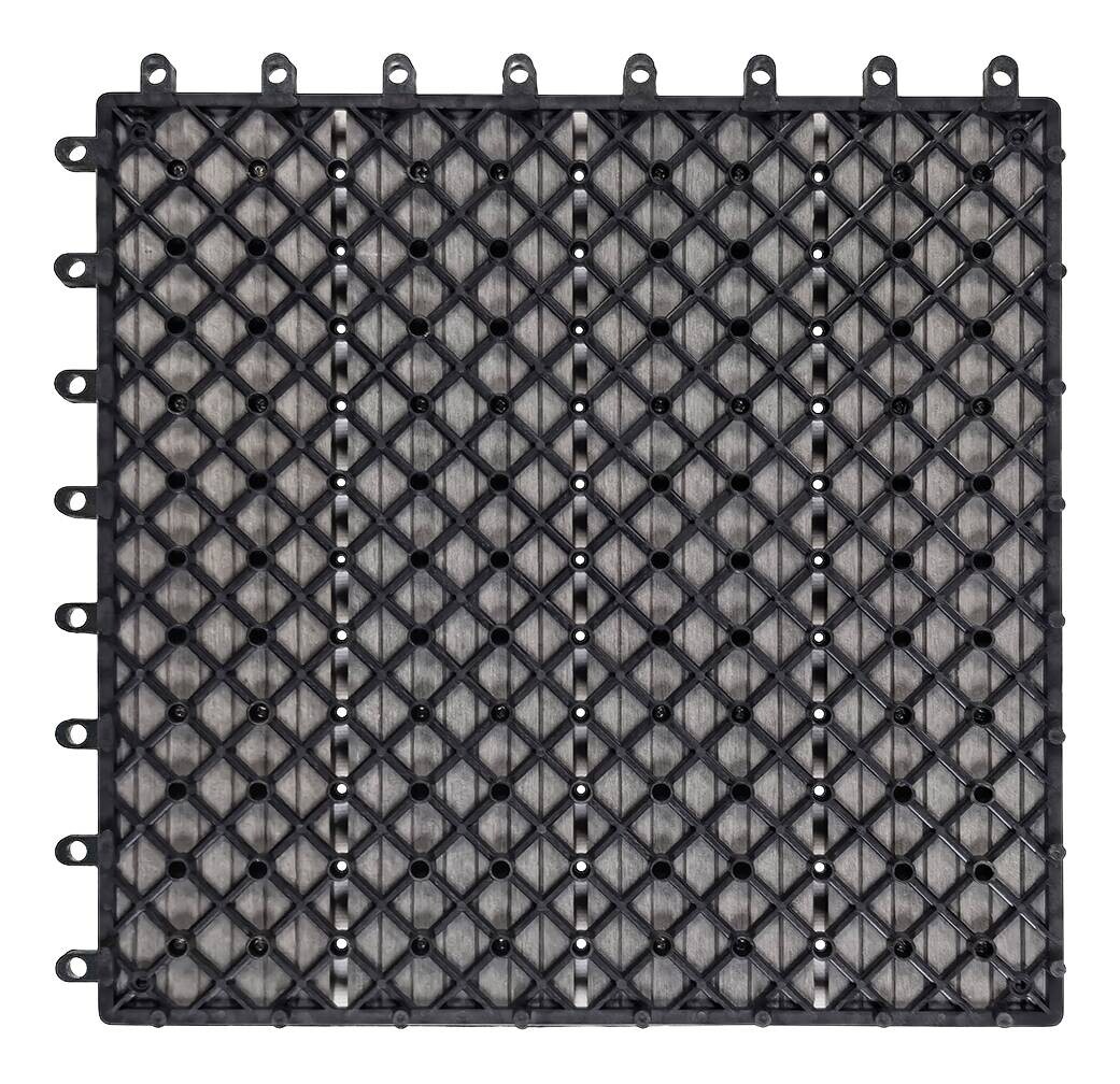 POCOline Terrassenfliese WPC, 6 Stück im Paket grau B/L: ca. 30x30 cm