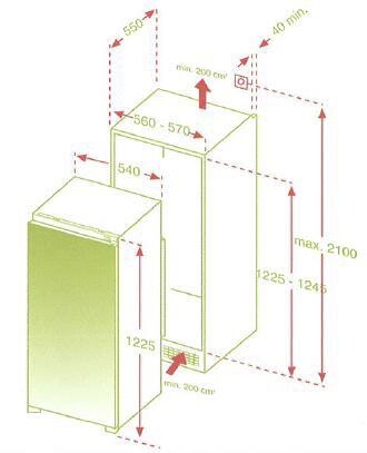 Respekta Küchenblock Premium weiß matt B/H/T: ca. 280x211x60 cm