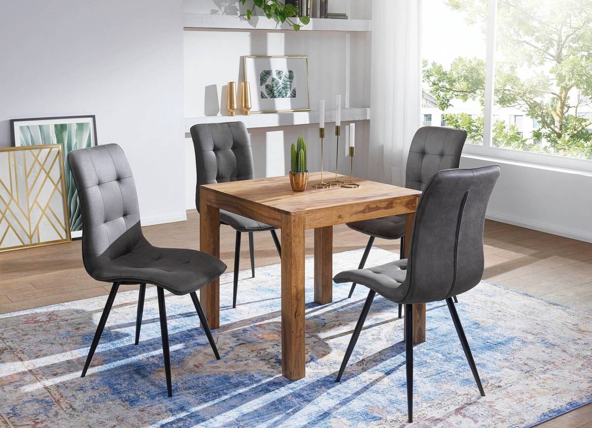 Esstisch natur B/H/T: ca. 80x76x80 cm