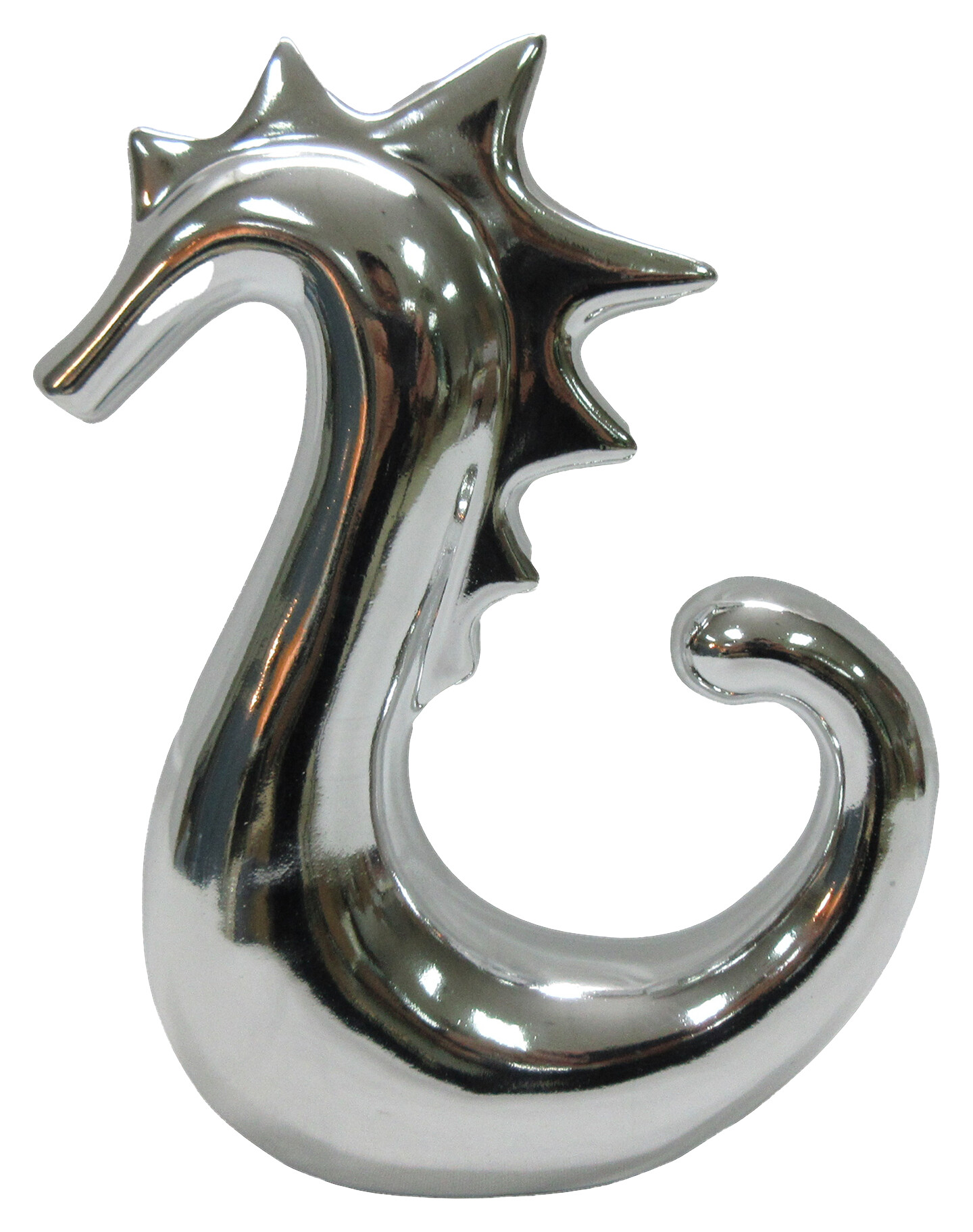 POCOline Dekorationsartikel silber Steingut B/H/L: ca. 13,5x5x18 cm