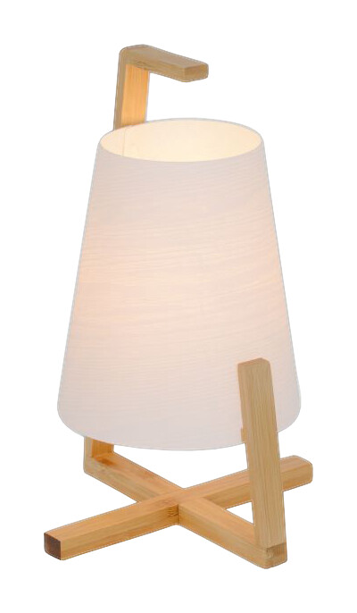 Näve Leuchten Tischleuchte NV3146323 weiß Kunststoff H/D: ca. 12x32 cm E14 1 Brennstellen