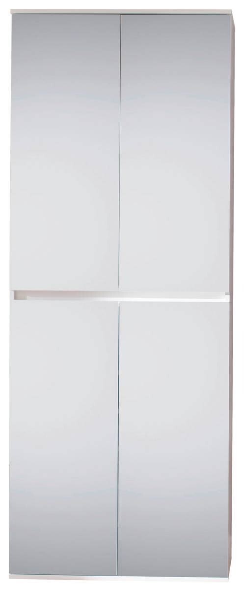 Garderobenschrank Mirror weiß B/H/T: ca. 74x191x34 cm
