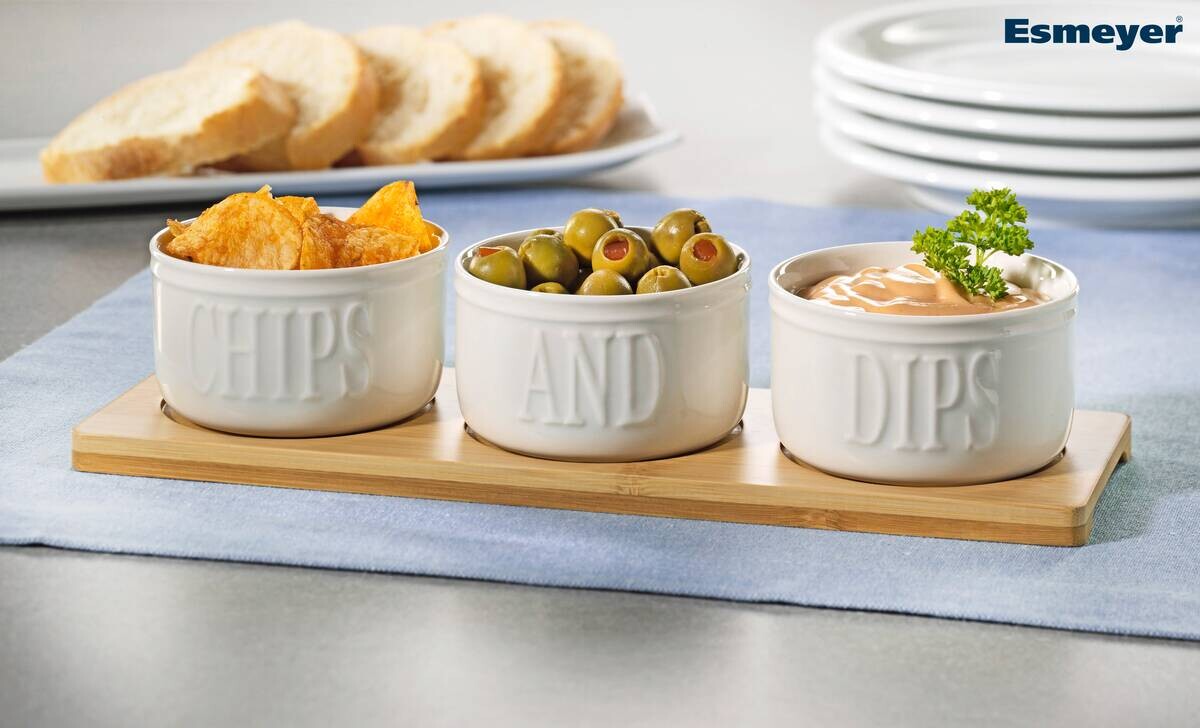 Esmeyer Servierschalenset Alta weiß Porzellan