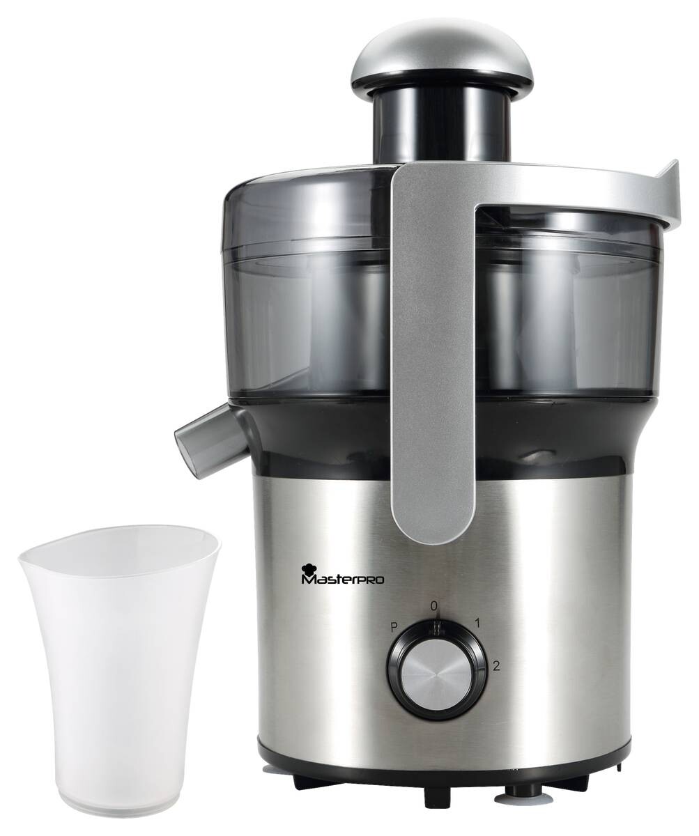 MASTERPRO Entsafter silber Edelstahl Kunststoff B/H/T: ca. 22x34,2x22,4 cm ca. 0,3 l