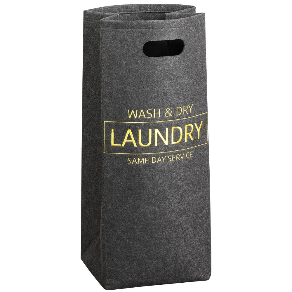 Kesper Wäschesammler schwarz Polyester B/H/L: ca. 21x68x28 cm Kesper Wäschesammler schwarz Polyester B/H/L: ca. 21x68x28 cm