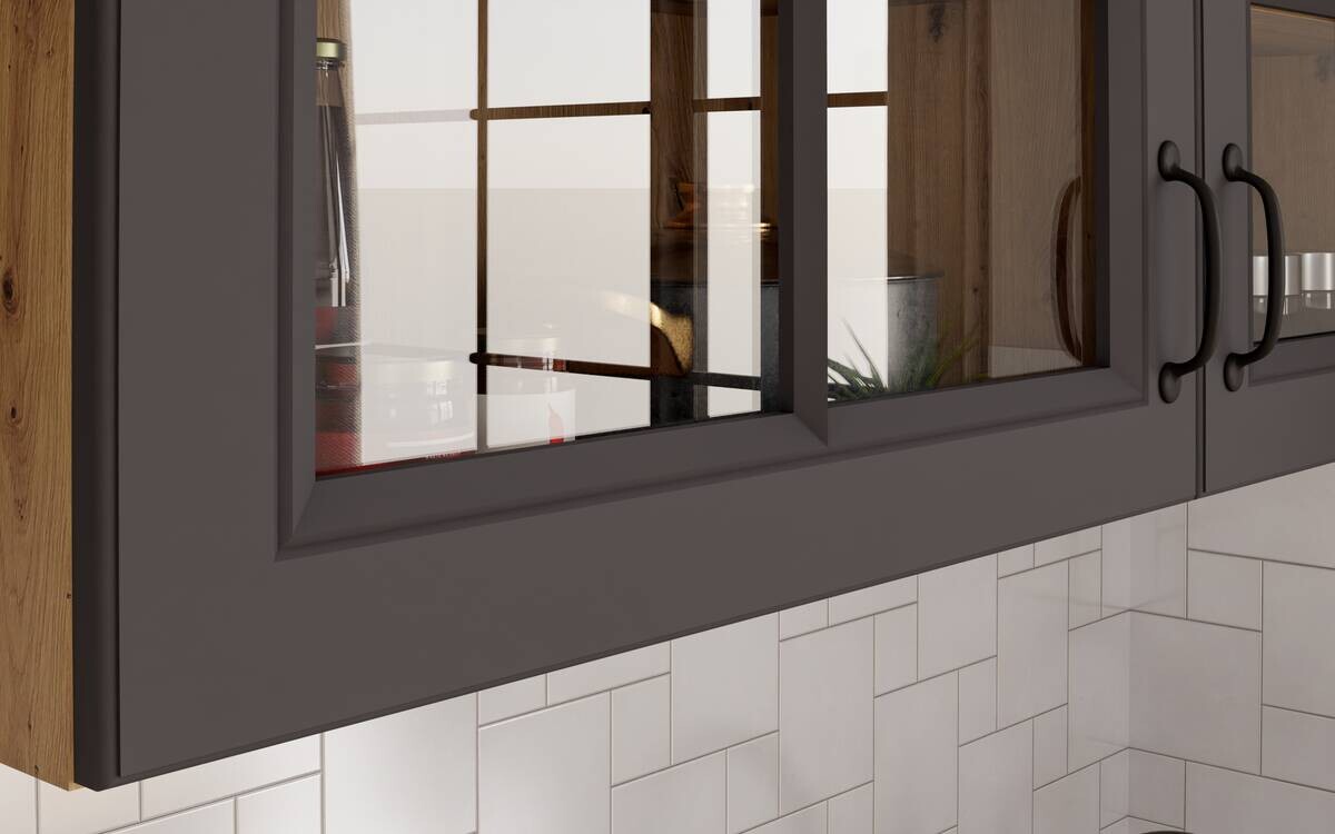 Küchenblock Stina Graphit B/H/T: ca. 280x219x60 cm