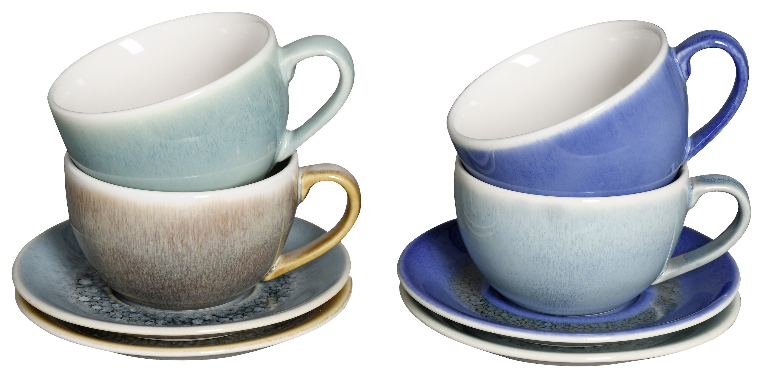 CreaTable Tafelservice Caldera mehrfarbig Steinzeug 8 tlg.