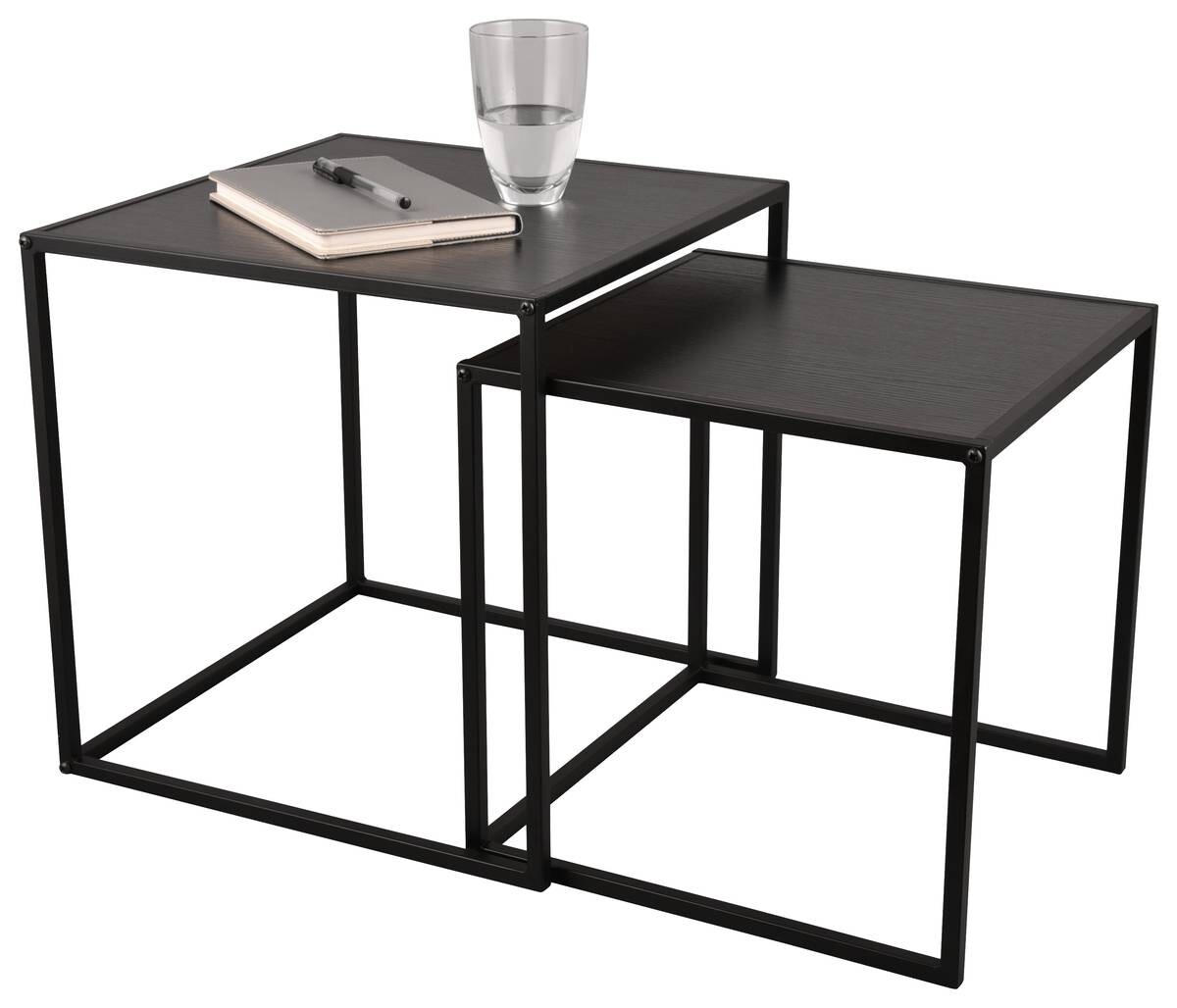 Beistelltisch Judith schwarz Metall