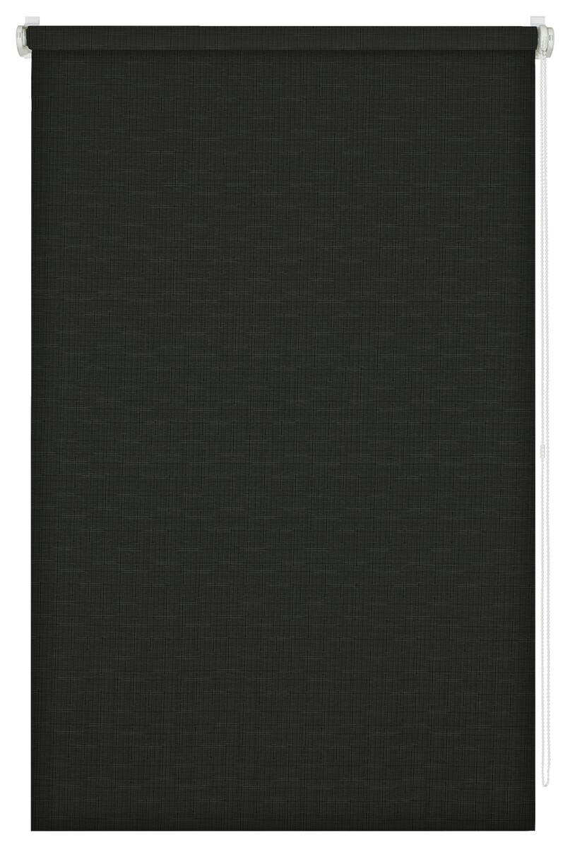 Boviva Rollo Struktur schwarz B/L: ca. 45x150 cm