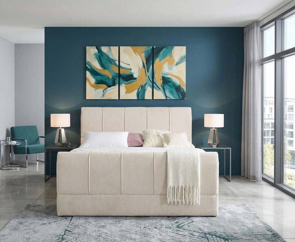 Boxspringbett Harmony creme Liegefläche B/L: ca. 160x200 cm Boxspringbett Harmony creme Liegefläche B/L: ca. 160x200 cm