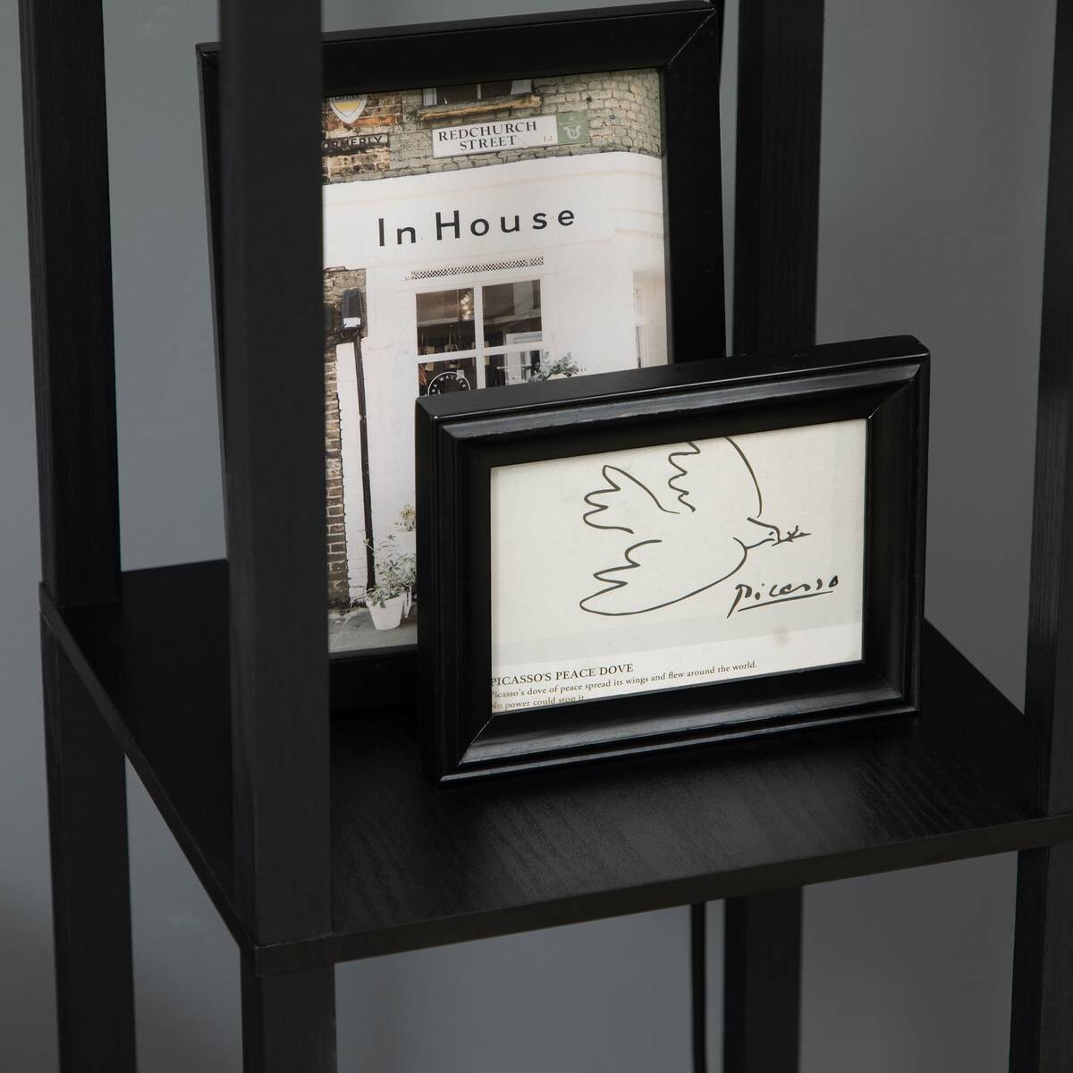 HOMCOM Stehleuchte B31-321V90 schwarz Baumwolle MDF B/H/T: ca. 26x156x26 cm