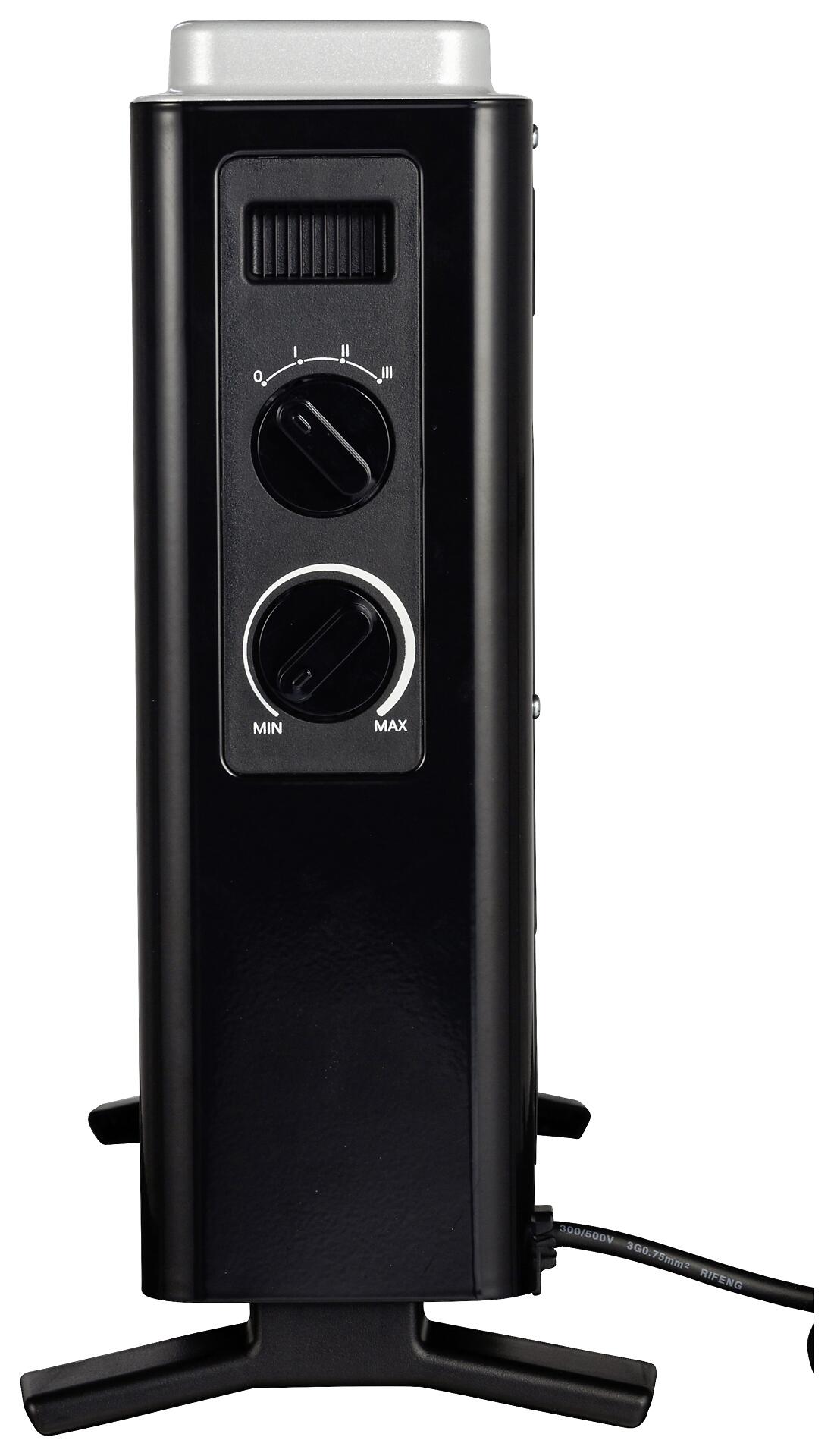 Konvektor Heizung NDK20-21A schwarz Metall B/H/T: ca. 53x38x17 cm ca. 2000 W