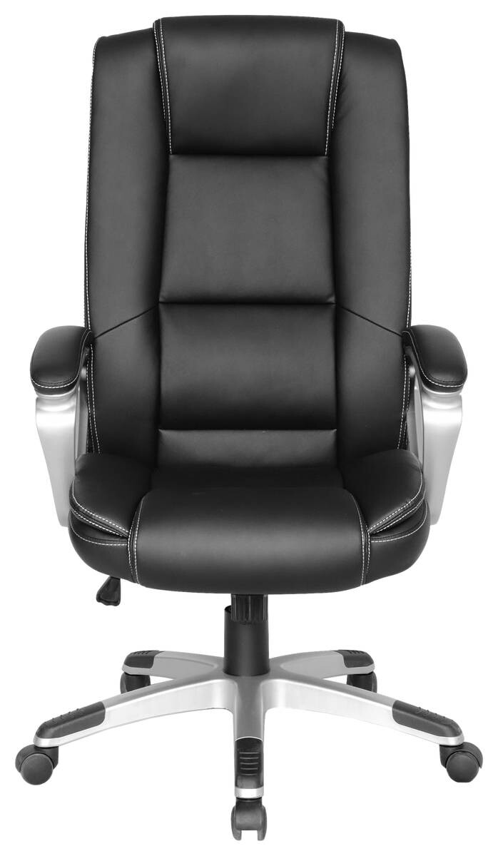 XXL-Chefsessel DEREK-XXL schwarz schwarz Kunstleder Kunststoff