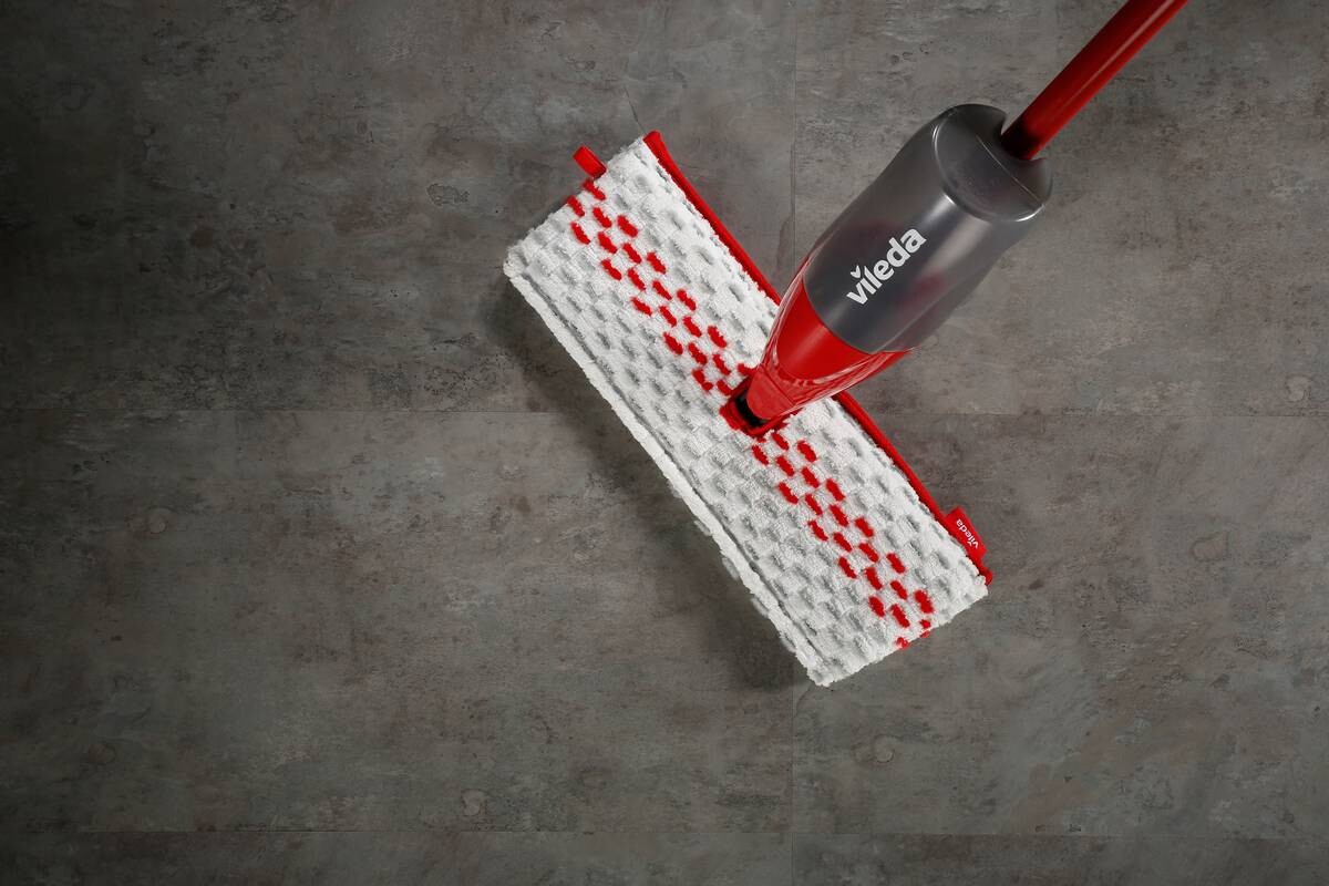 Vileda Wischmopp weiß B/H/L: ca. 21,3x141,6x11,8 cm