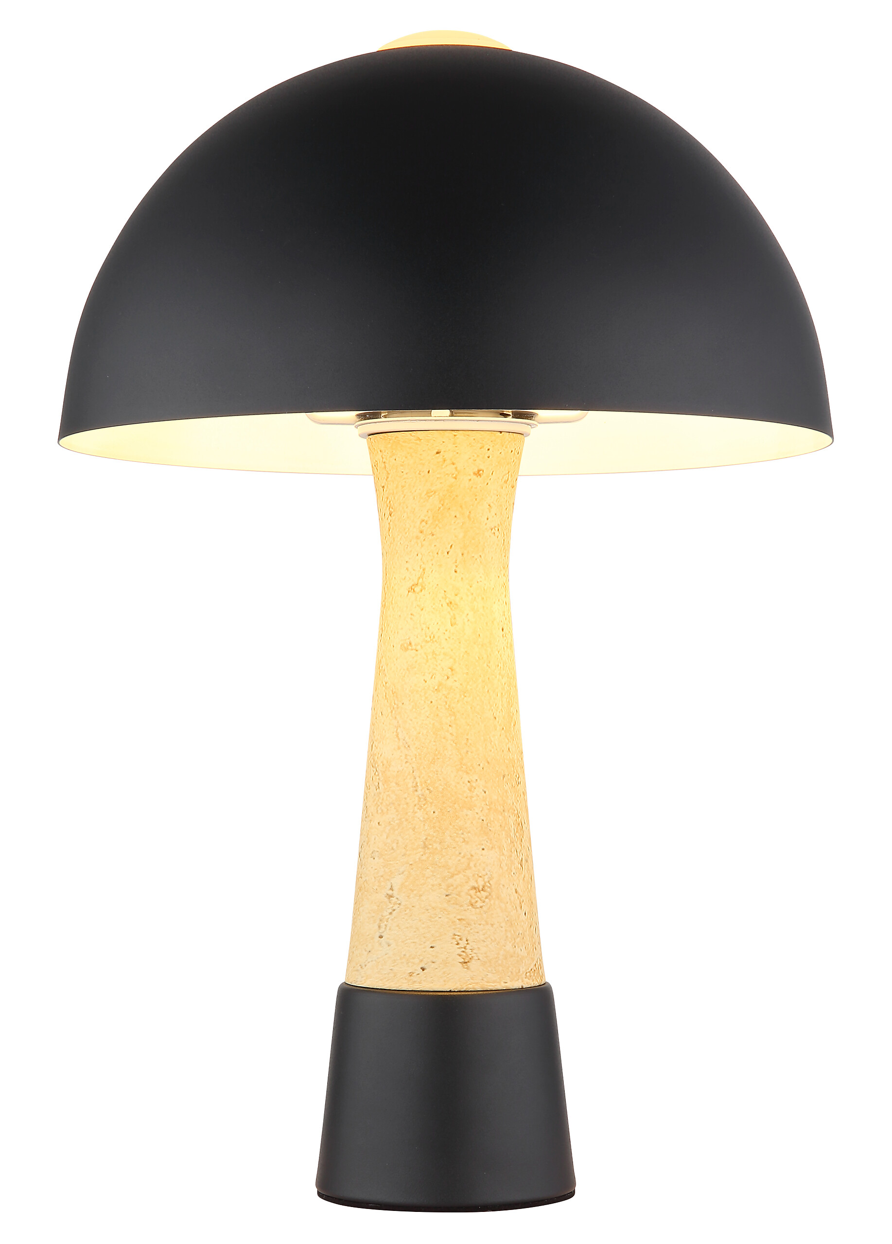 GLOBO Tischleuchte mattschwarz Metall H/D: ca. 36,5x25 cm E27 1 Brennstellen