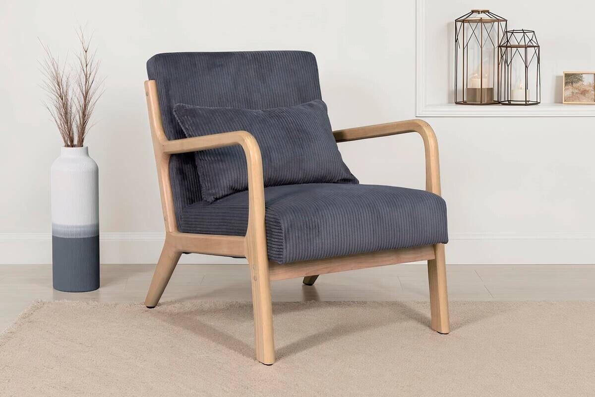 Sessel NOHR natur grau B/H/T: ca. 65,2x80,6x76 cm