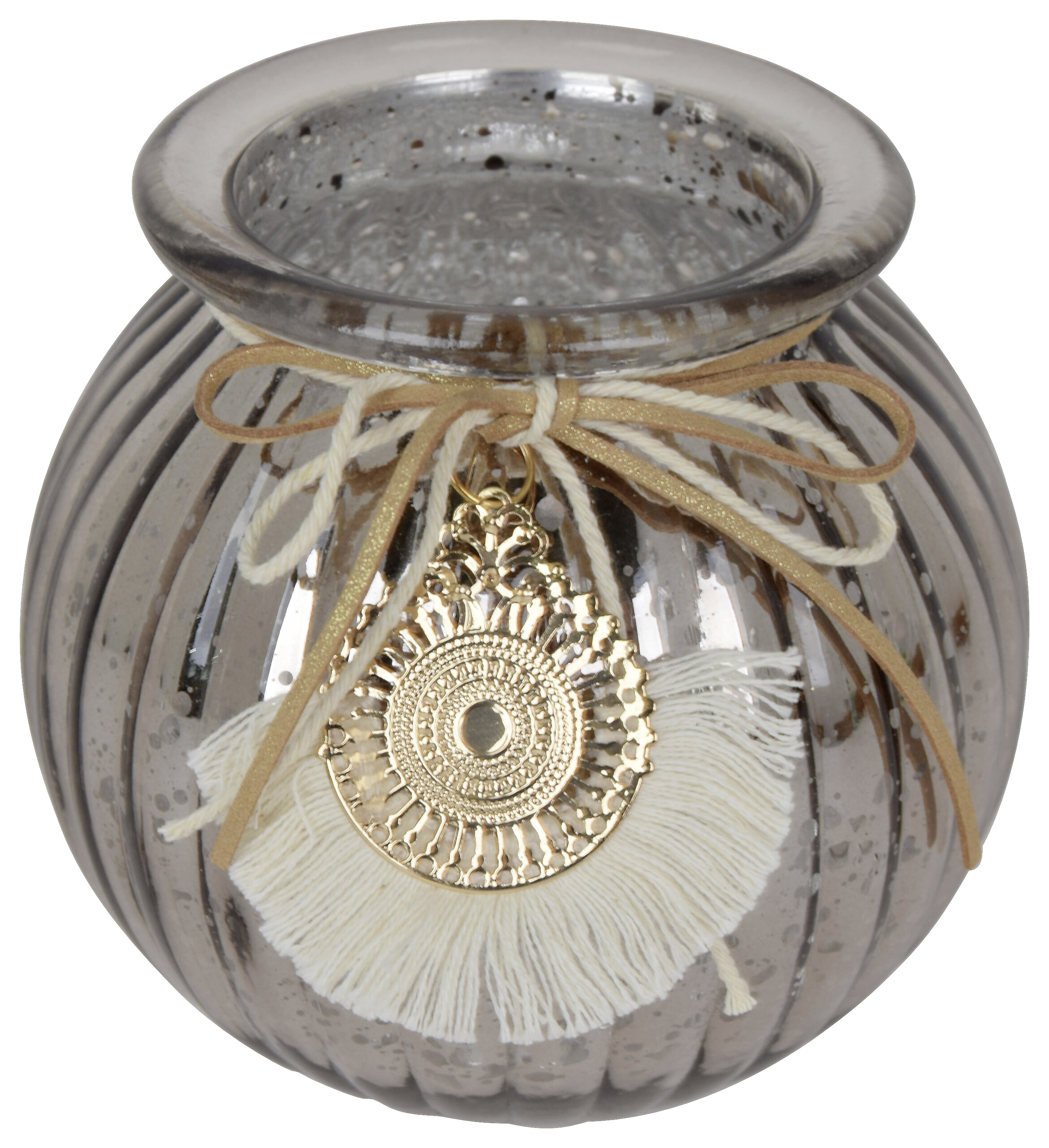 Windlicht champagner Glas