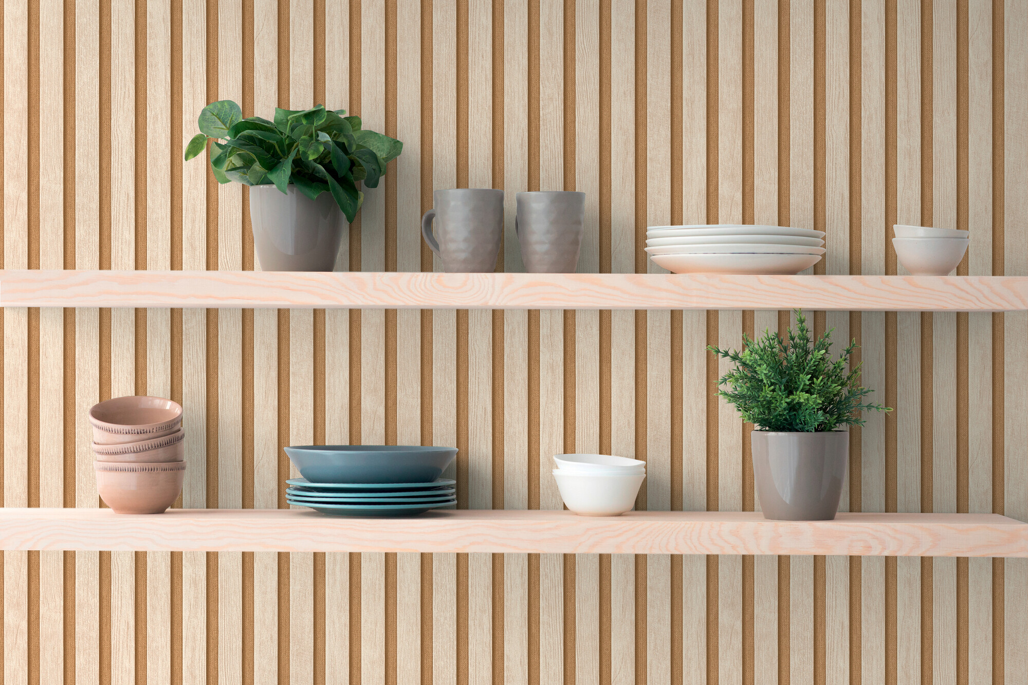 A.S.Creation Vliestapete braun beige B/H/D: ca. 53x1005x8,4 cm