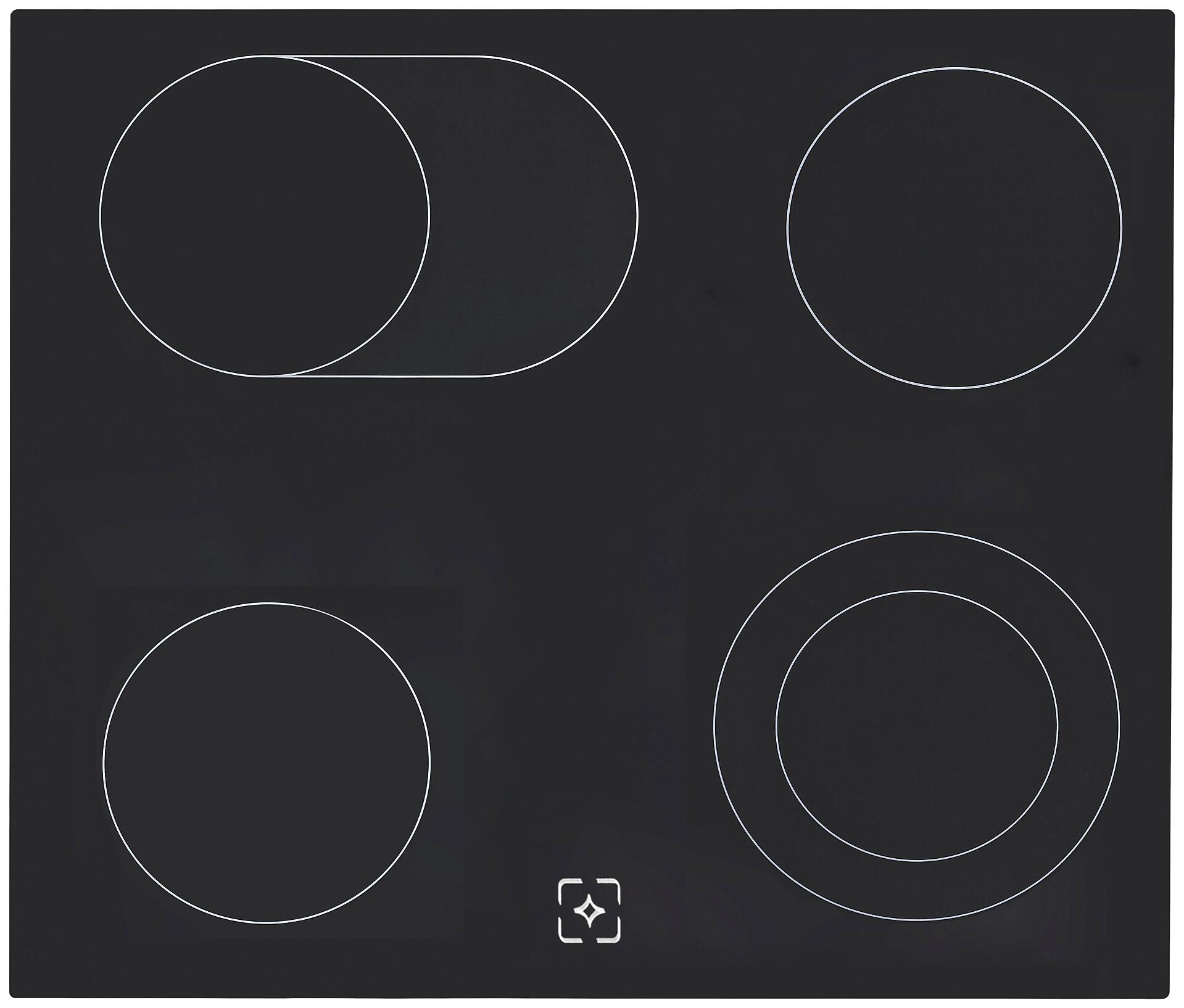 Respekta Küchenblock Premium schwarz hochglänzend B/H/T: ca. 200x200x60 cm