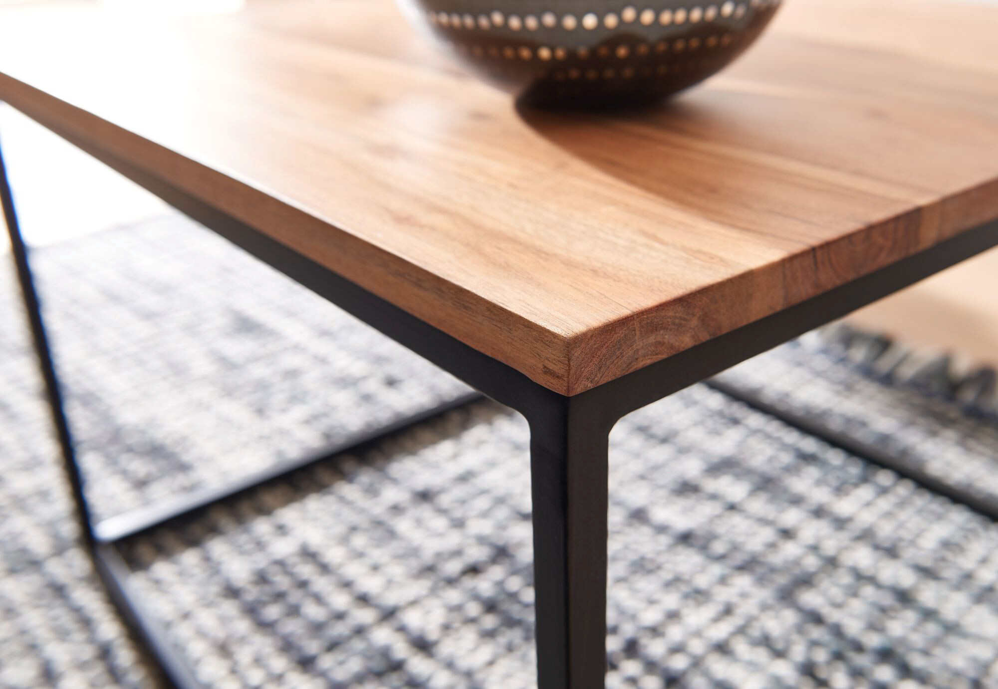 Wohnling Couchtisch braun B/H/T: ca. 60x41x60 cm