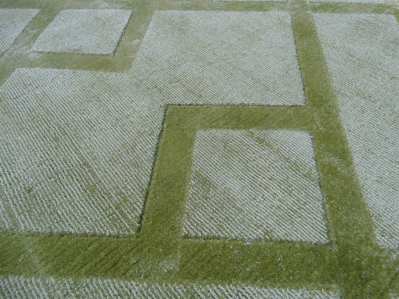 Kayoom Kurzflorteppich Luxury 310 elegant grün B/H/L: ca. 160x0,8x230 cm