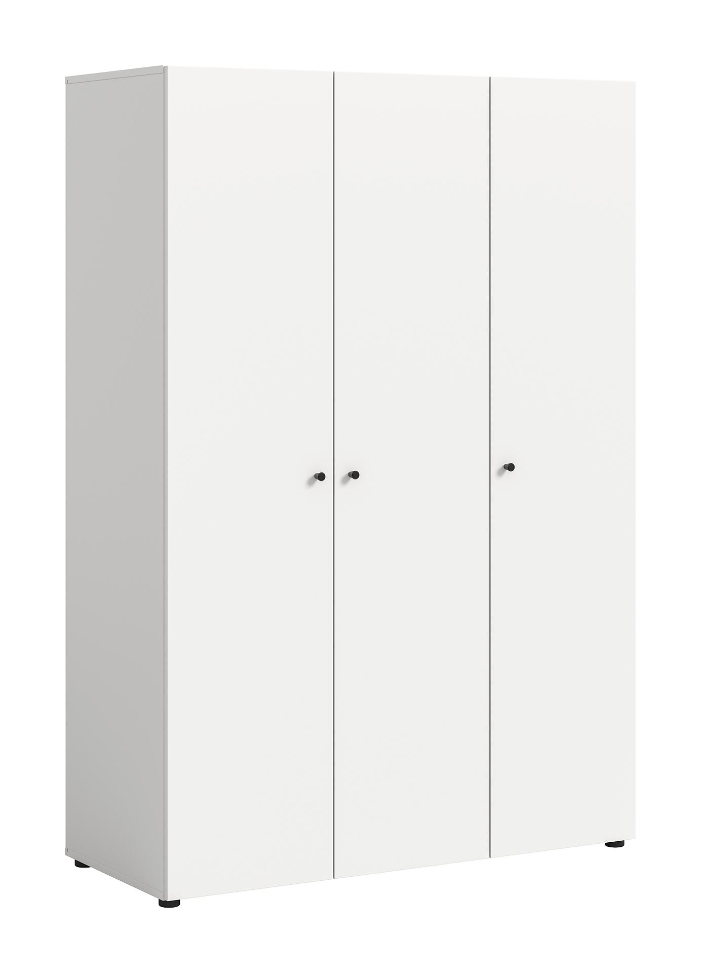 Kleiderschrank DARWIN weiß B/H/T: ca. 120x176x51 cm