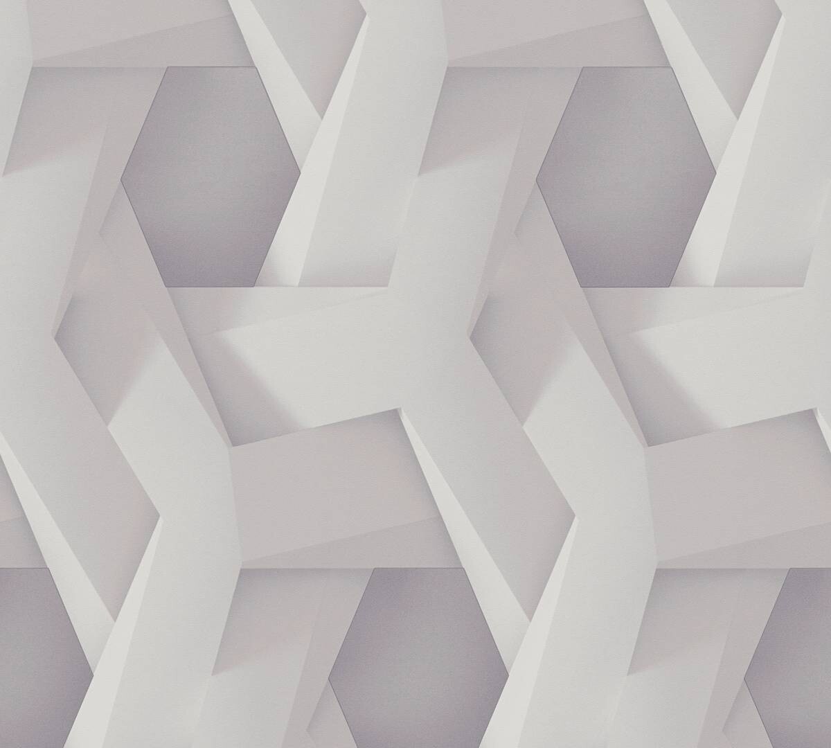 A.S.Creation Vliestapete 3D-Optik grau B/H: ca. 0,53x10,05 cm