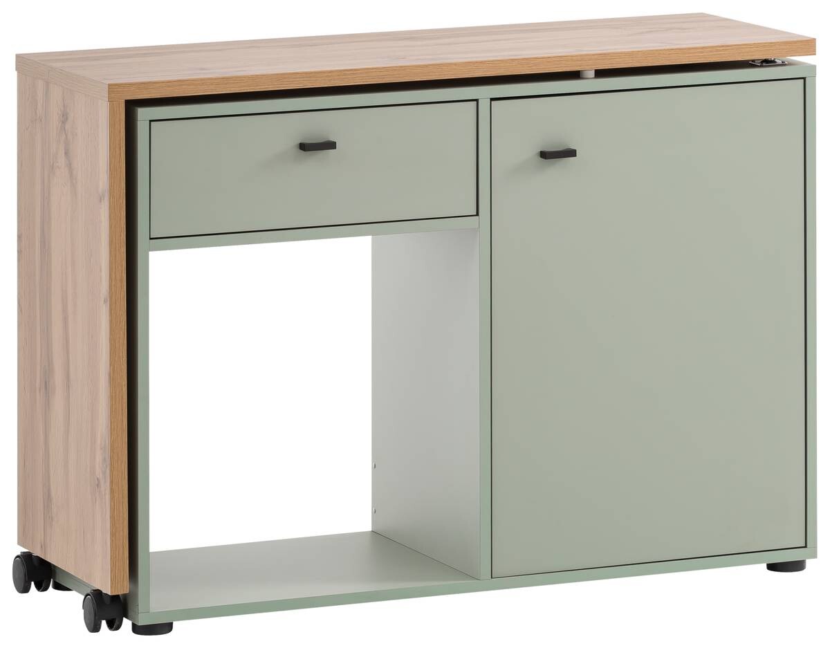 Schreibtisch Tiny working Pistazie Eiche Landhaus Nachbildung B/H/T: ca. 104,6x75,3x39 cm