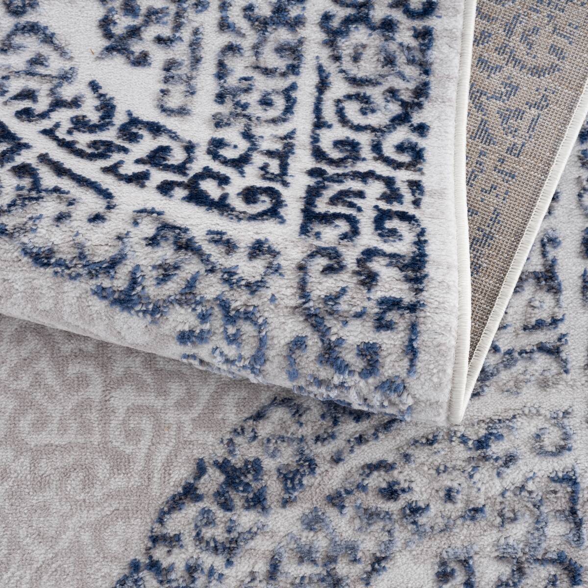 Sanat Teppich Evra hellgrau B/L: ca. 80x150 cm