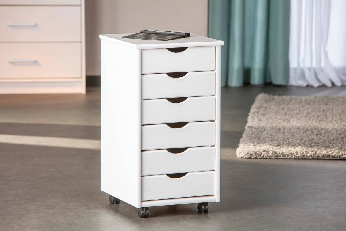 Rollcontainer Simon weiß