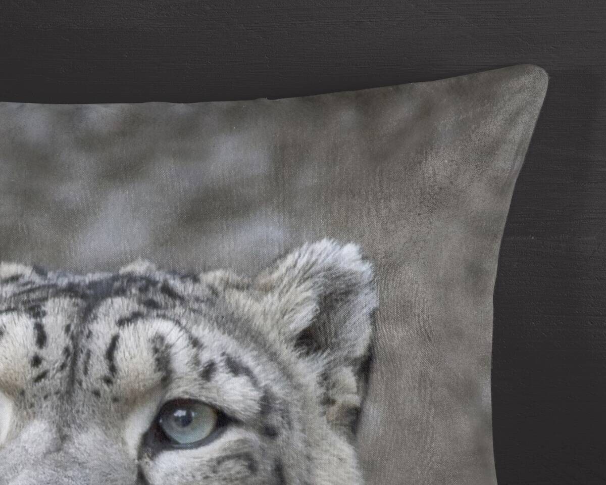 Baumwoll Bettwäsche Chief Flanell grau Baumwolle B/L: ca. 155x220 cm