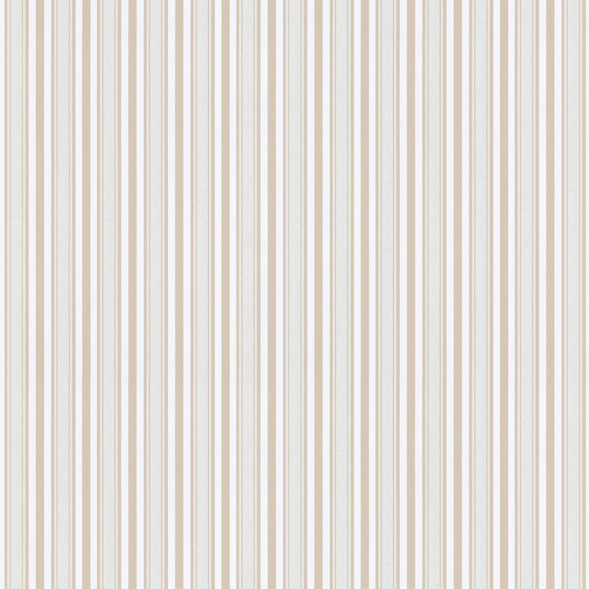 Vliestapete Streifen grau weiß B/L: ca. 53x1005 cm