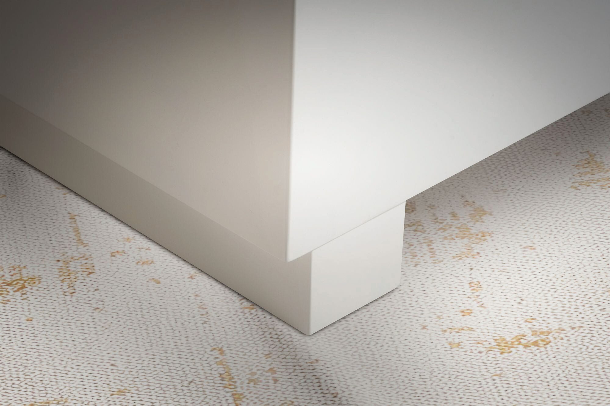 Wohnling Couchtisch weiß Marmor B/H/T: ca. 60x35x60 cm