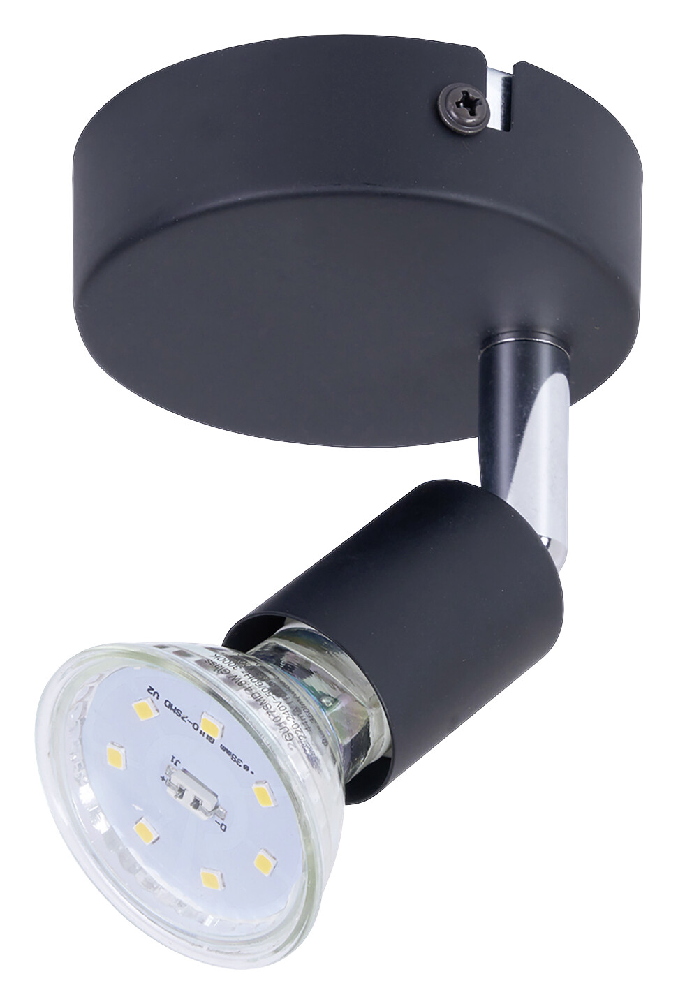 POCOline Spot Boris schwarz B/H/L: ca. 8x8x10 cm 1 Brennstellen