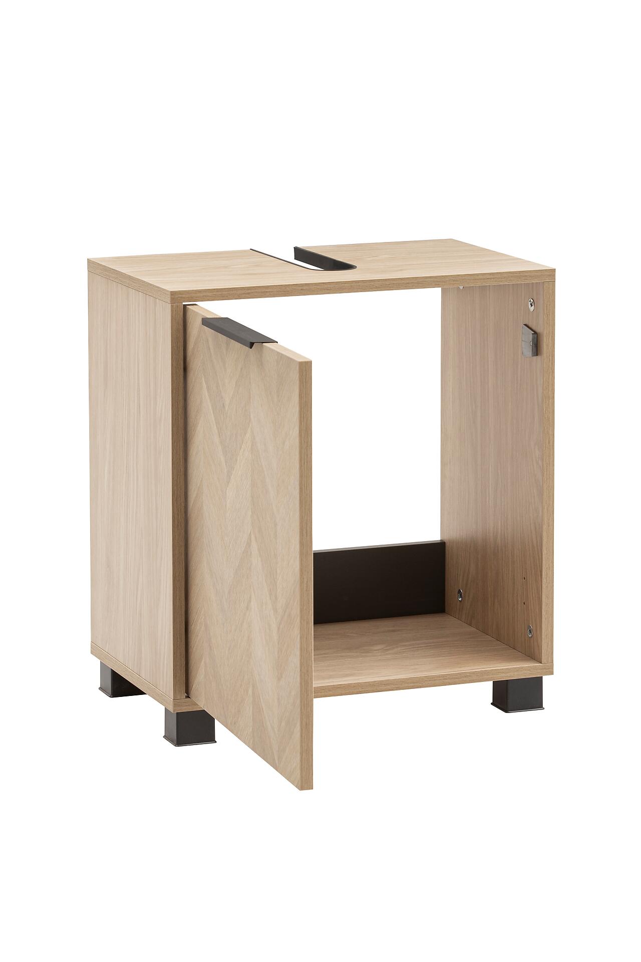 Waschbeckenunterschrank Piazza Eiche Nachbildung B/H/T: ca. 50,3x56x33 cm Waschbeckenunterschrank Piazza Eiche Nachbildung B/H/T: ca. 50,3x56x33 cm
