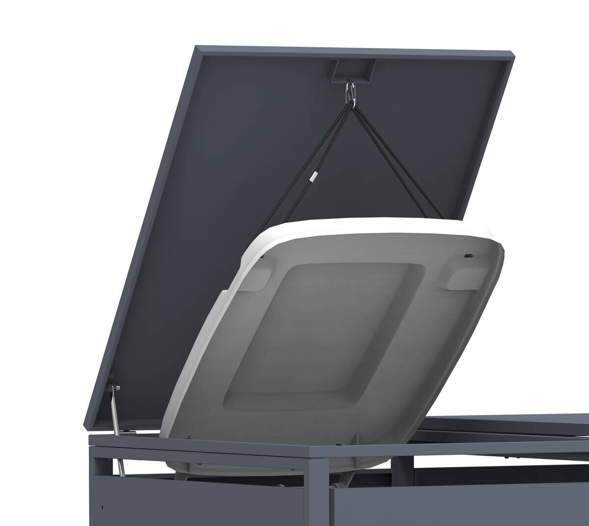 Westmann Mülltonnenbox Pedura anthrazit B/H/L: ca. 199x116x80 cm