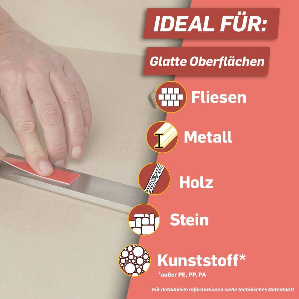 Pattex Klebeband Kleben statt Bohren L: ca. 150 cm