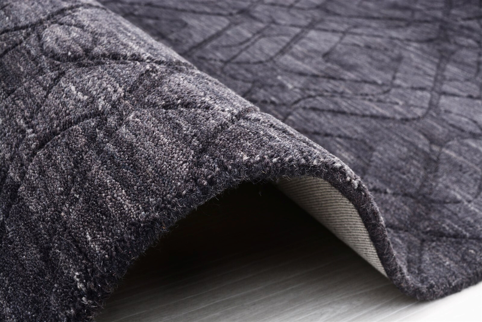 Kayoom Kurzflorteppich Ganges 610 grau B/L: ca. 80x150 cm