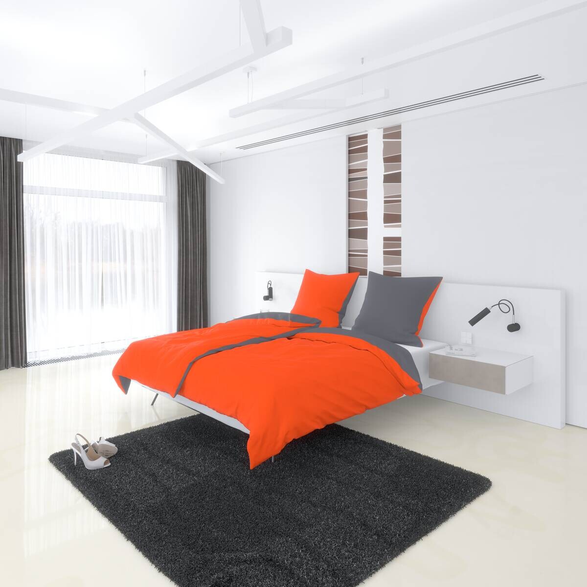 Baumwoll Wende Bettwäsche Renforce