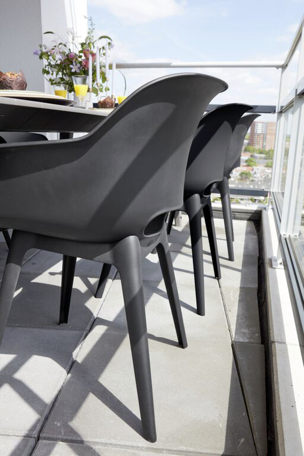 Jardin Gartenstuhl Akola grau Polypropylen B/H/L: ca. 60x62x60 cm