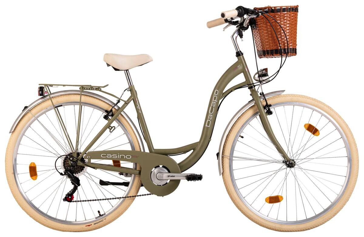 DaCapo Damenfahrrad Casino 170C 28 Zoll Rahmenhöhe 48 cm 6 Gänge olive olive ca. 28 Zoll