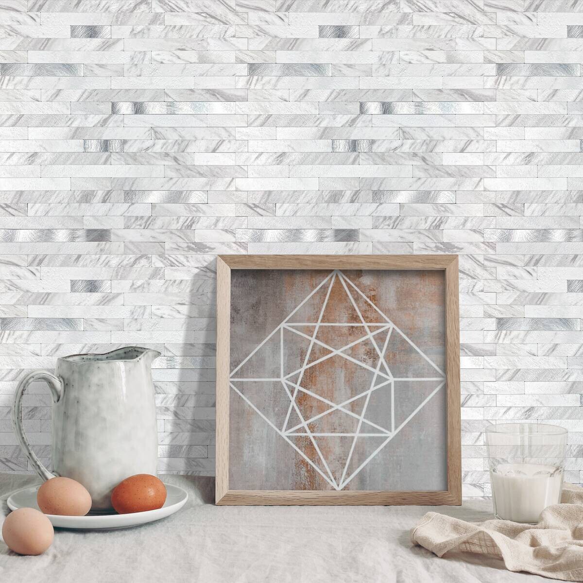 Wandfliesen Silbergrau B/L: ca. 29,2x29,7 cm