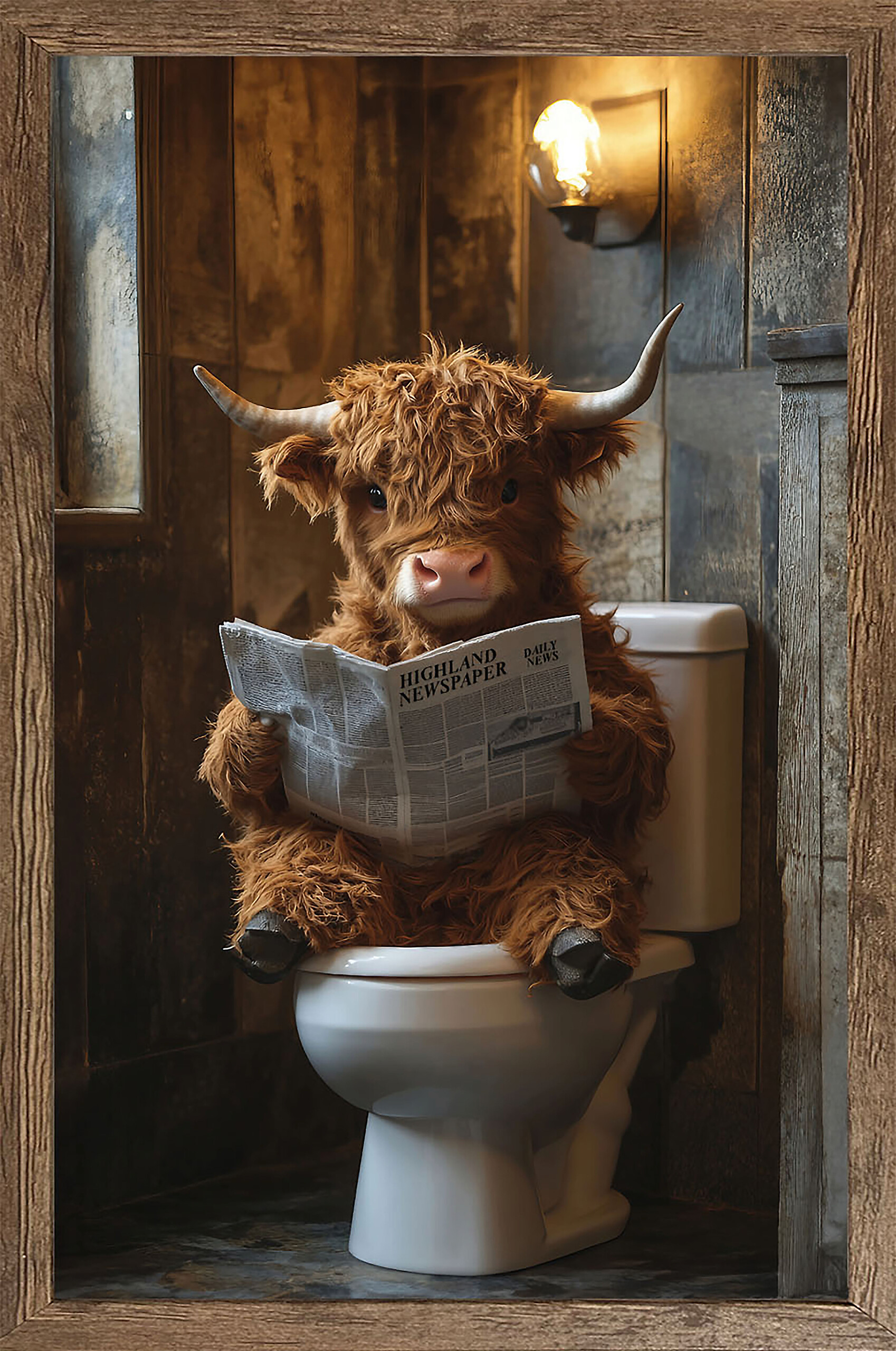 Gerahmtes Bild Tiere B/H: ca. 70x50 cm